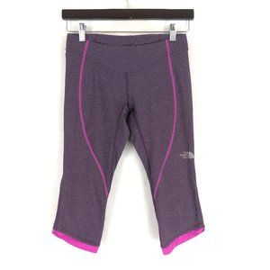 The North Face Women's Size Small Purple Cropped Active Pull On Capri Leggings